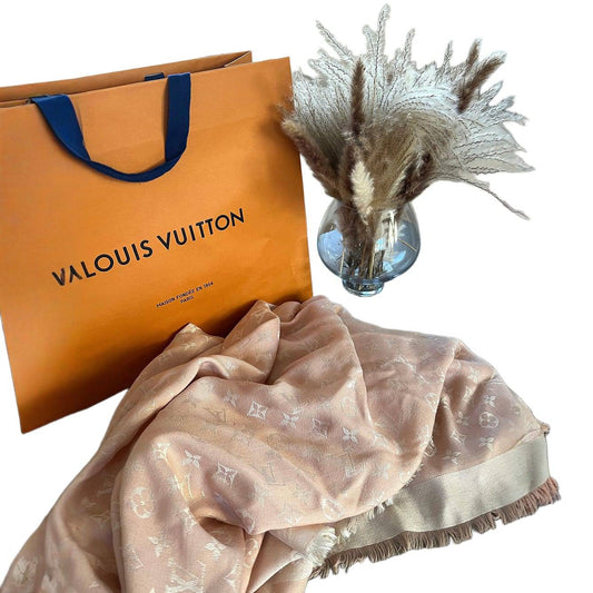 Louis Vuitton Monogram Silk Shawl