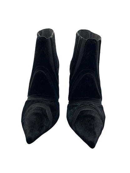 BALENCIAGA Heel Pointed Toe Ankle Boots