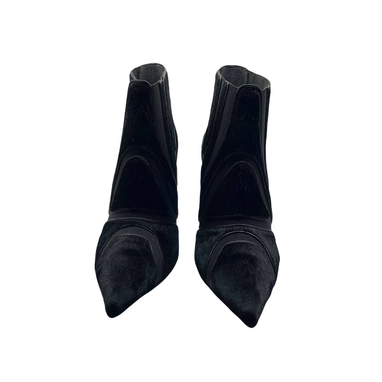 BALENCIAGA Heel Pointed Toe Ankle Boots