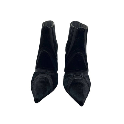 BALENCIAGA Heel Pointed Toe Ankle Boots