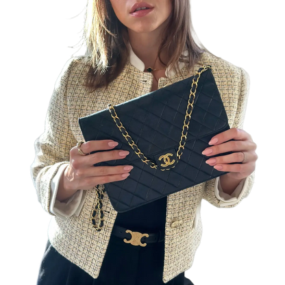 CHANEL Vintage Quilted Matelasse 25 Chain Shoulder Bag