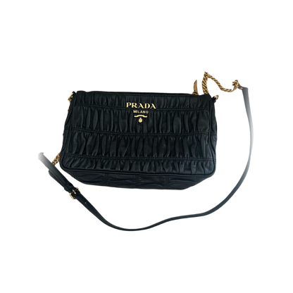 PRADA Nappa Quilted Leather Crossbody Bag