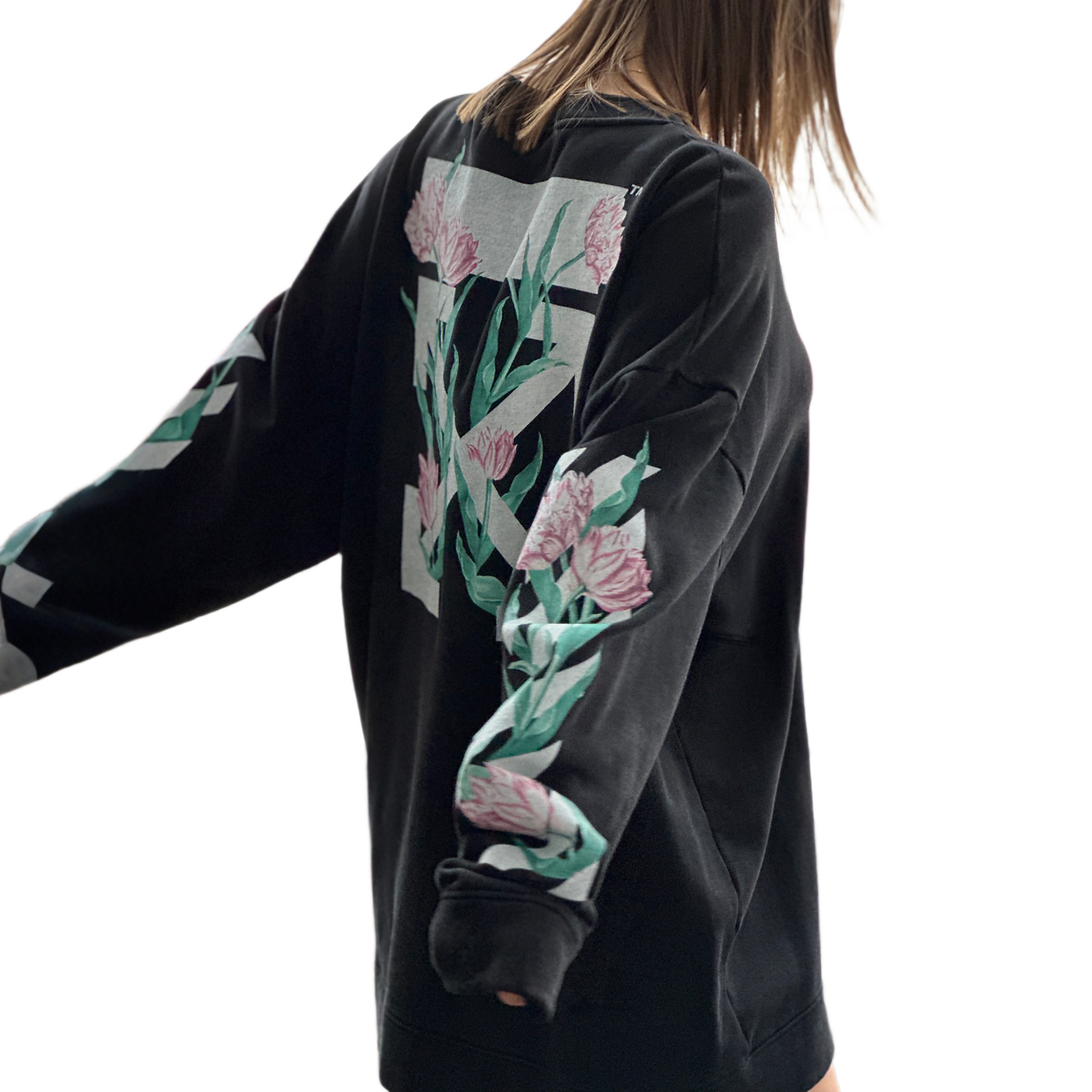 Off-White SS17 Tulip Crewneck Sweatshirt