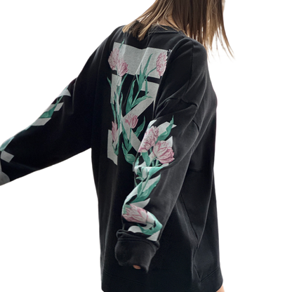 Off-White SS17 Tulip Crewneck Sweatshirt
