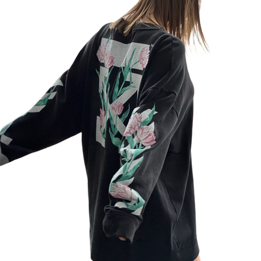 Off-White SS17 Tulip Crewneck Sweatshirt