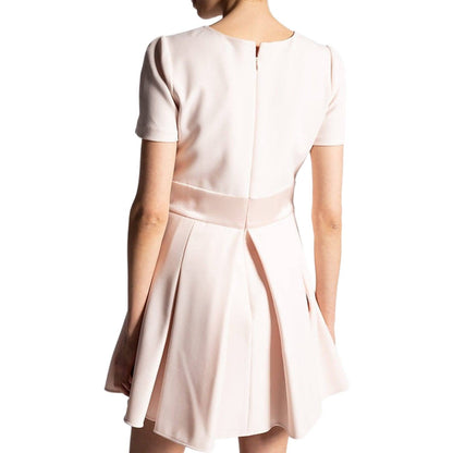 EMPORIO ARMANI PINK SHORT-SLEEVED DRESS