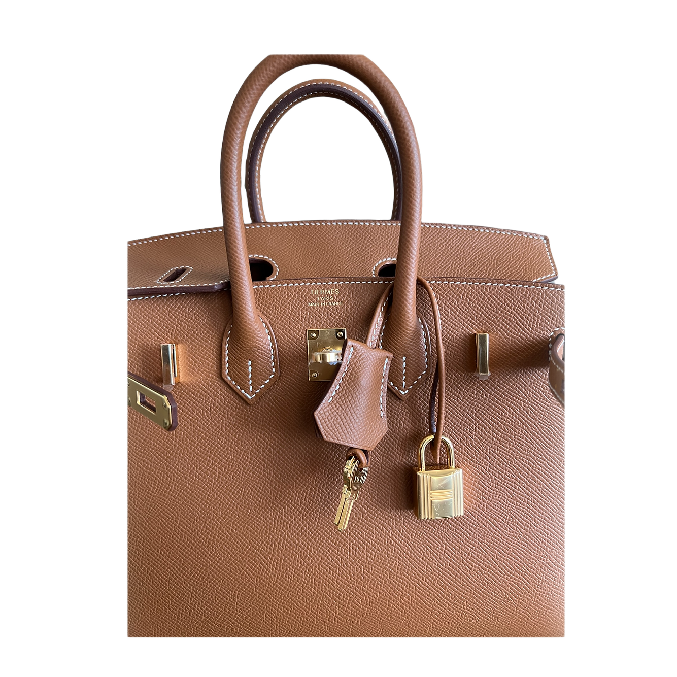 HERMES Epsom Birkin Sellier 25 Gold