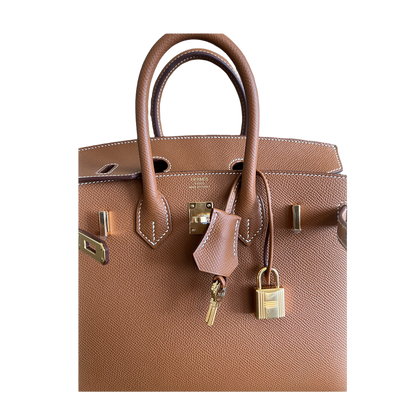 HERMES Epsom Birkin Sellier 25 Gold