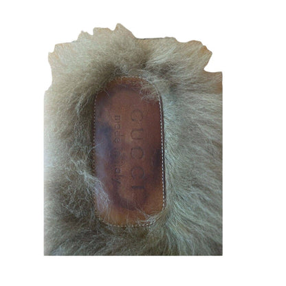 GUCCI 'Princetown' Genuine Fur Tiger Loafer Mule , Male Size 10