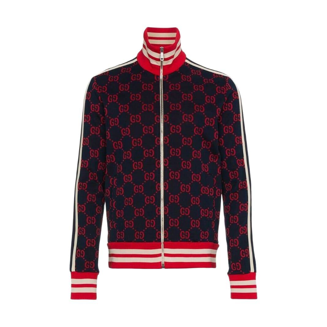 GUCCI JACQUARD GG TRACK JACKET SZ XXL. Retail Price 2000$