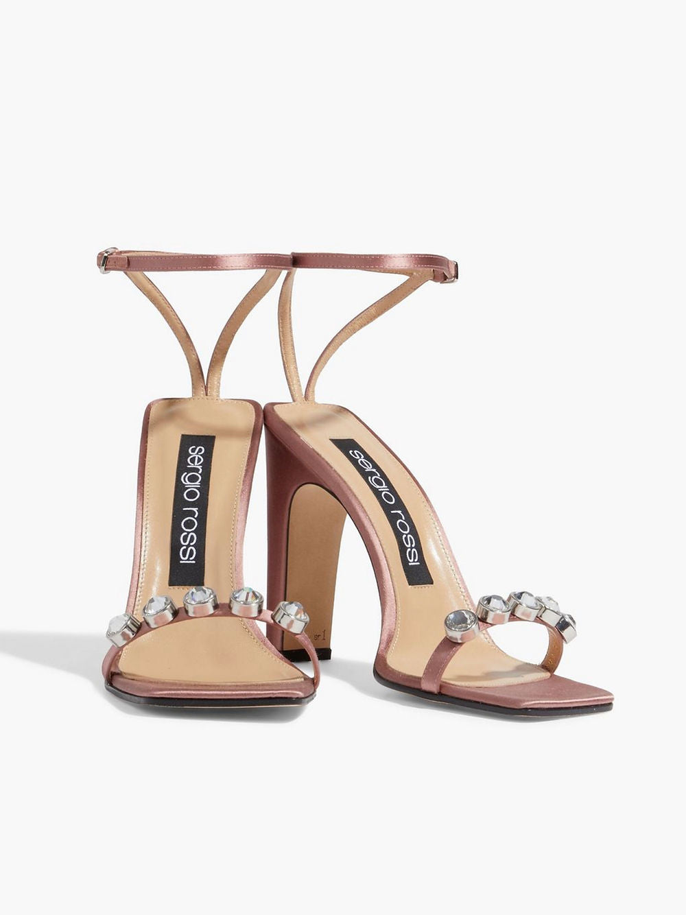 SERGIO ROSSI SR1 Satin  Sandals