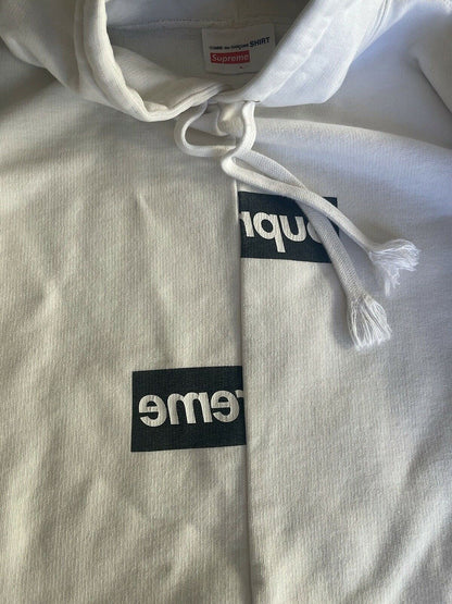 Supreme Supreme X Comme de garçons Split Box Logo Hoodie