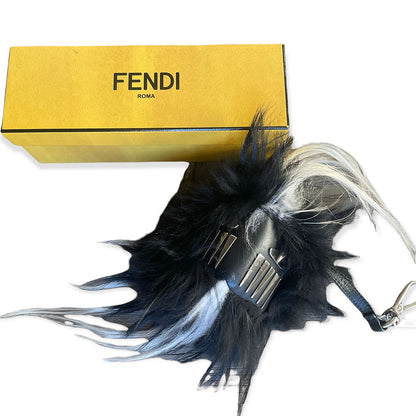 FENDI Black Monster Bag/Key Charm