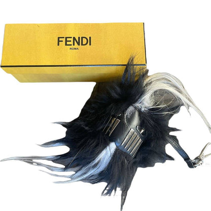 FENDI Black Monster Bag/Key Charm