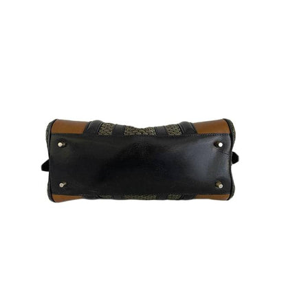 BURBERRY Tri-color Boston Bag
