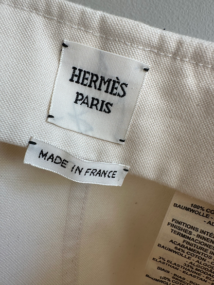 HERMES Cotton Mini Skirt