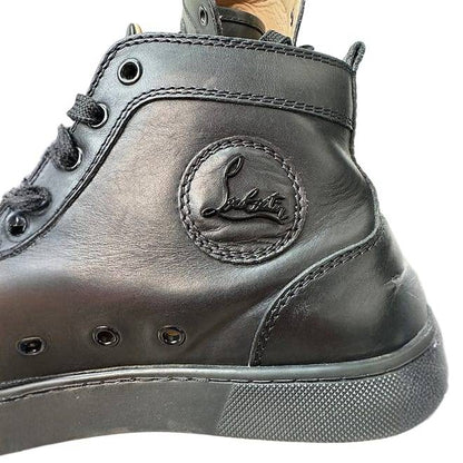 CHRISTIAN LOUBOUTIN Louis Flat Calf Black Sneakers