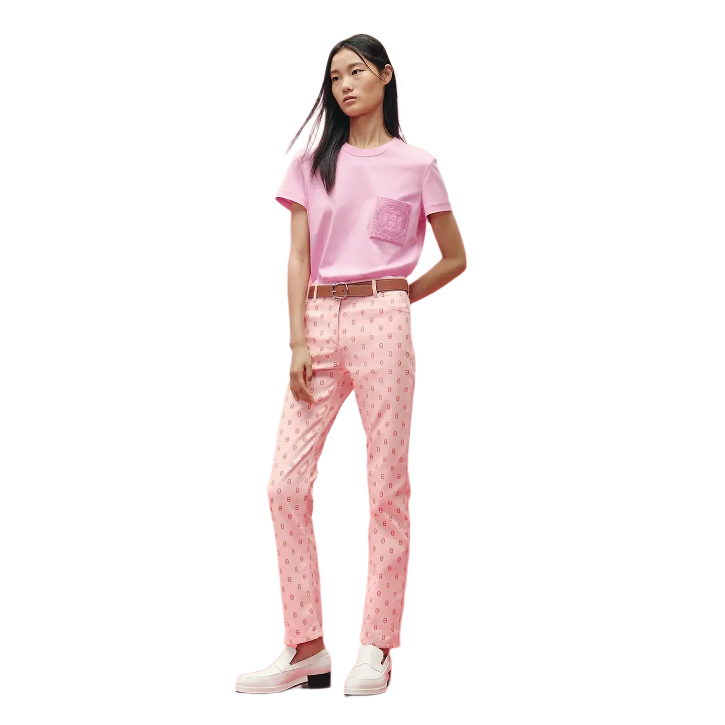 Hermes Straight embroidered pocket t-shirt