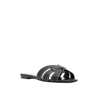 Saint Laurent Tribute Studded Flat Sandals