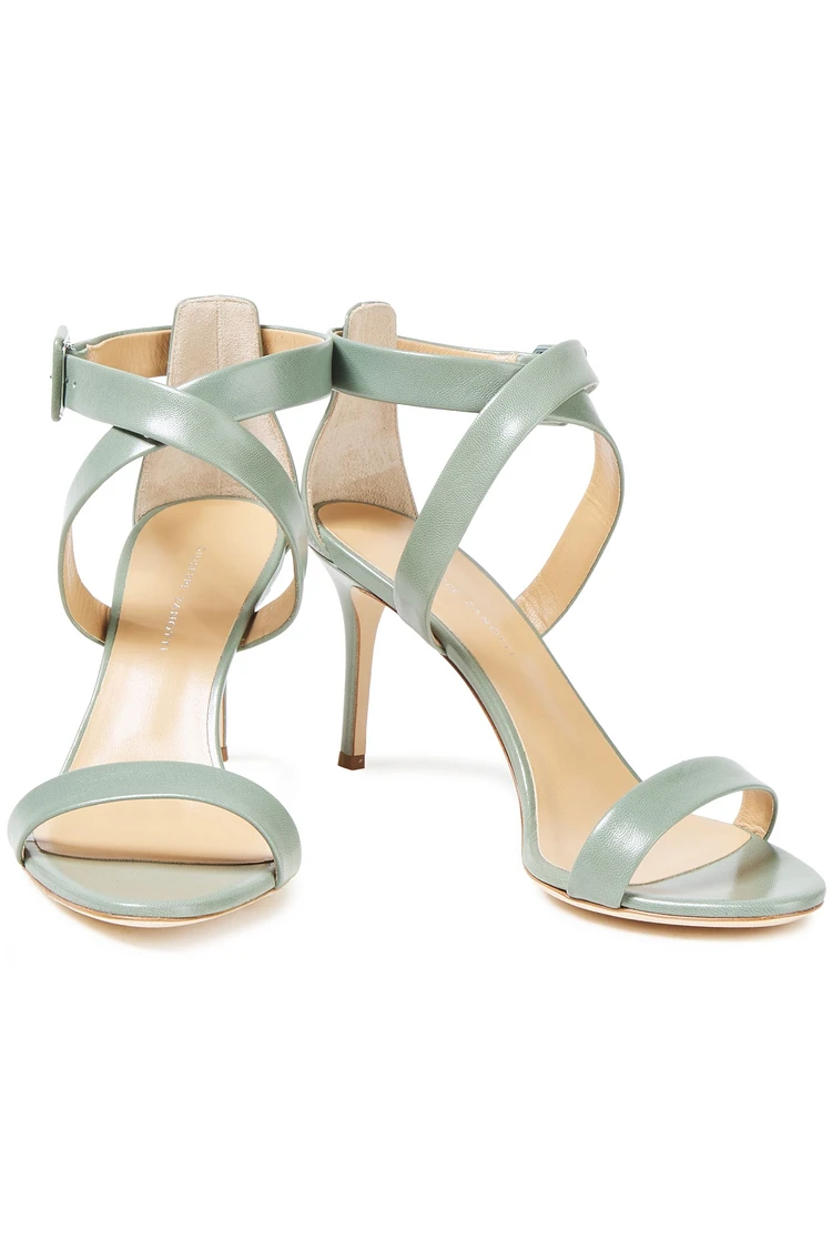 GIUSEPPE ZANOTTI Coline 80 leather sandals