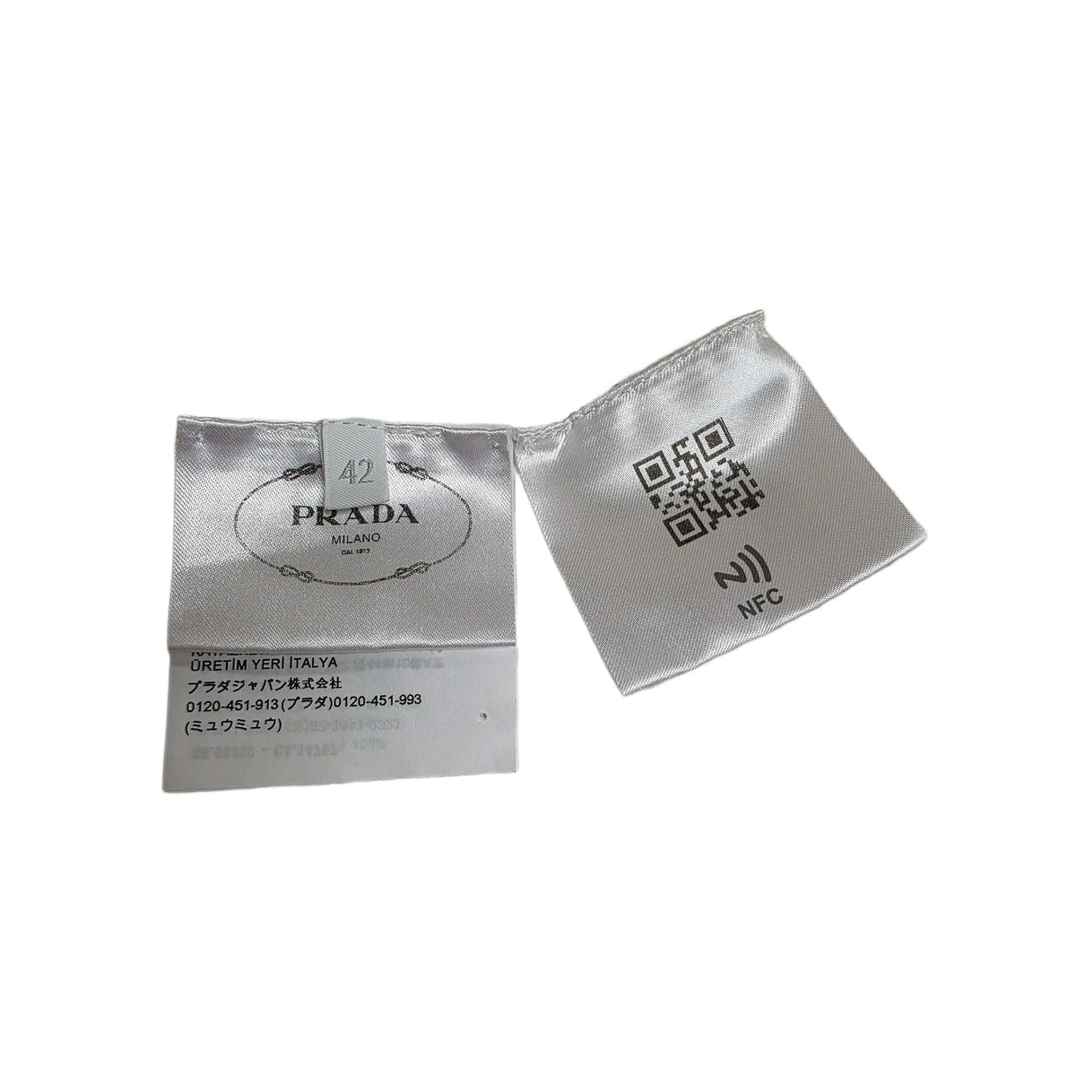 Prada White Intarsia Logo Knit Sweater