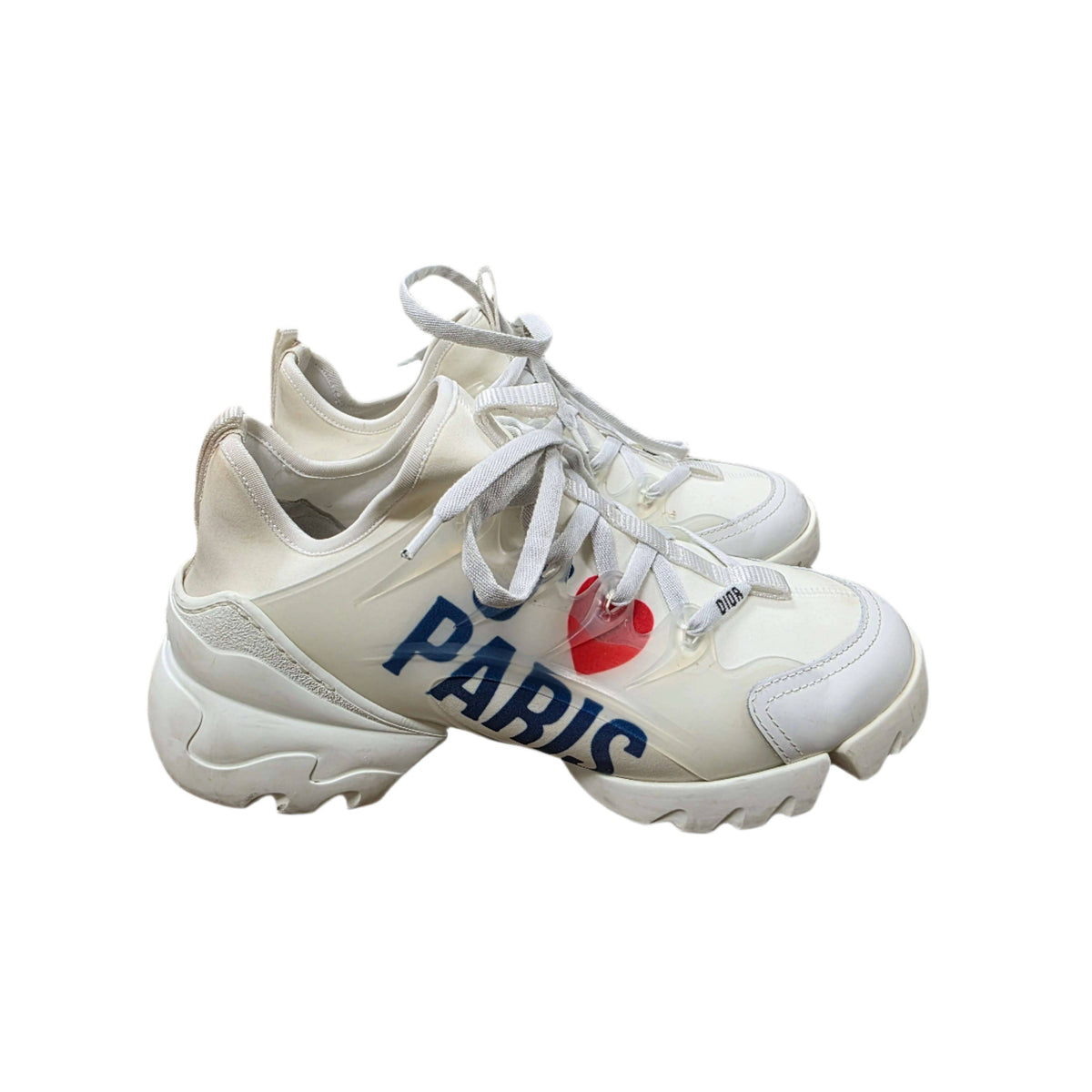 Christian Dior D-Connect "I Love Paris" Chunky Womens Sneakers