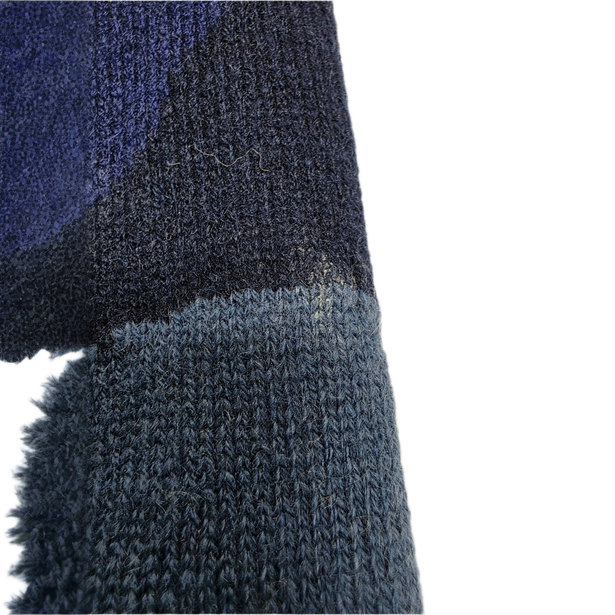 Valentino Navy Camo Jacquard Cashmere Sweater