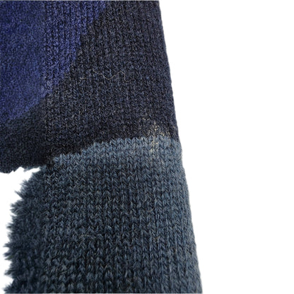 Valentino Navy Camo Jacquard Cashmere Sweater