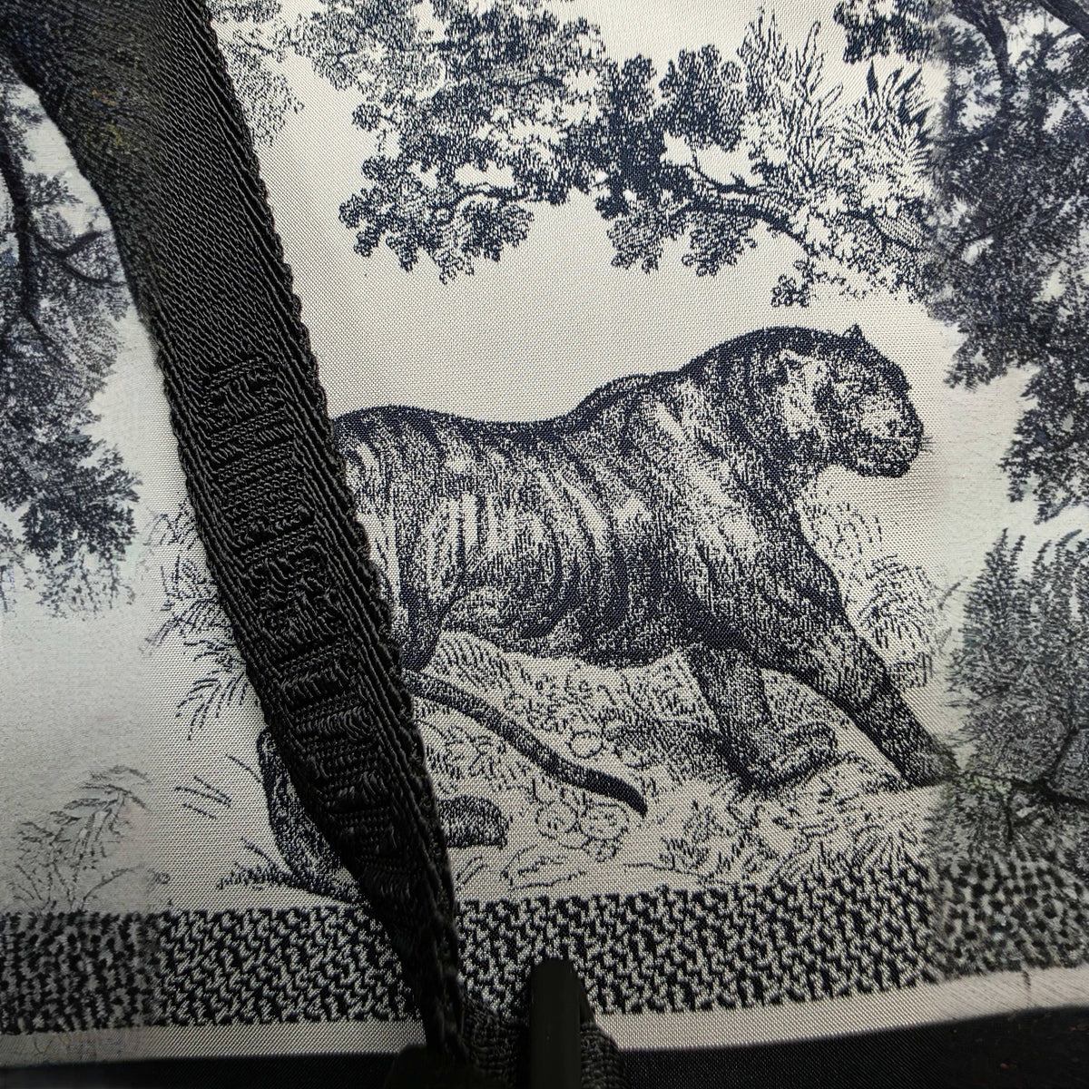 Christian Dior Toile De Jouy Travel Backpack Technical Fabric Small