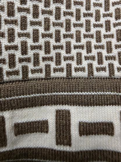 Hermès Mosaique Sleeveless Cropped Sweater