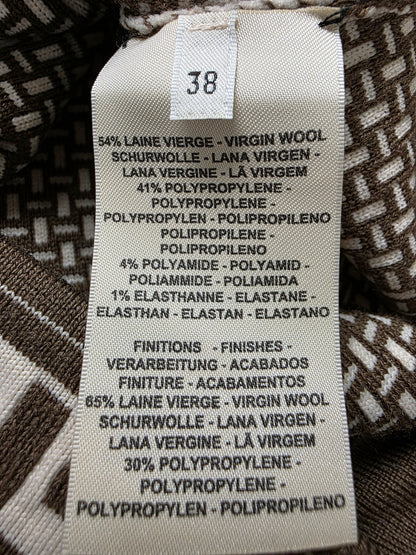 Hermès Mosaique Sleeveless Cropped Sweater