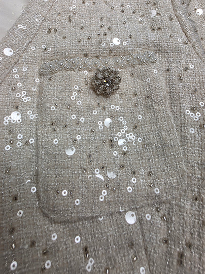 self-portrait Boucle Dress