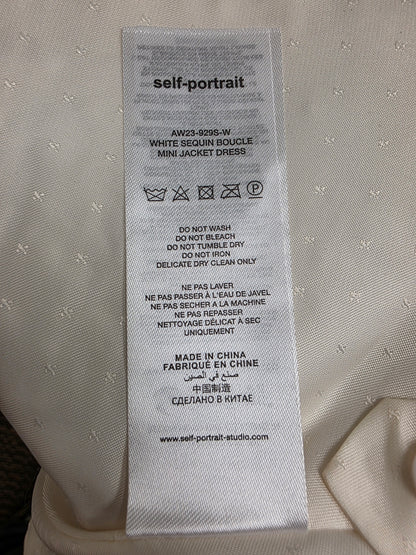 self-portrait Boucle Dress