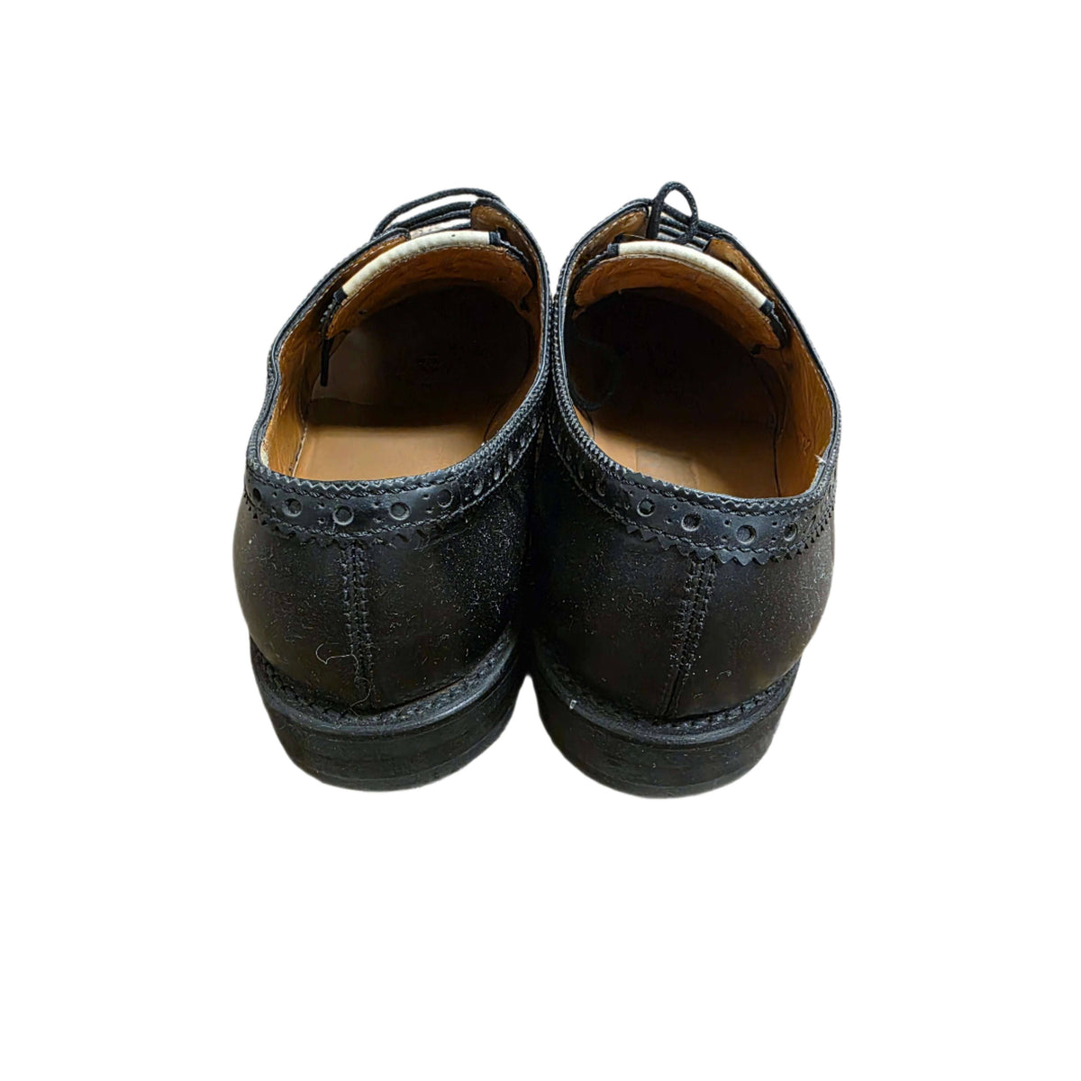 GUCCI Black Derby Men's Lace Up Dress Shoes