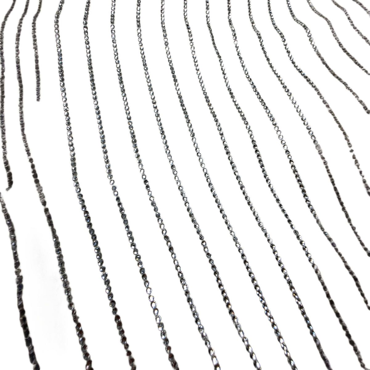 Alexander Wang Off-White Crystal Pinstripe Shirt