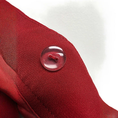 Rozie Corsets Mid-rise Cigarette Pants in Satin Red