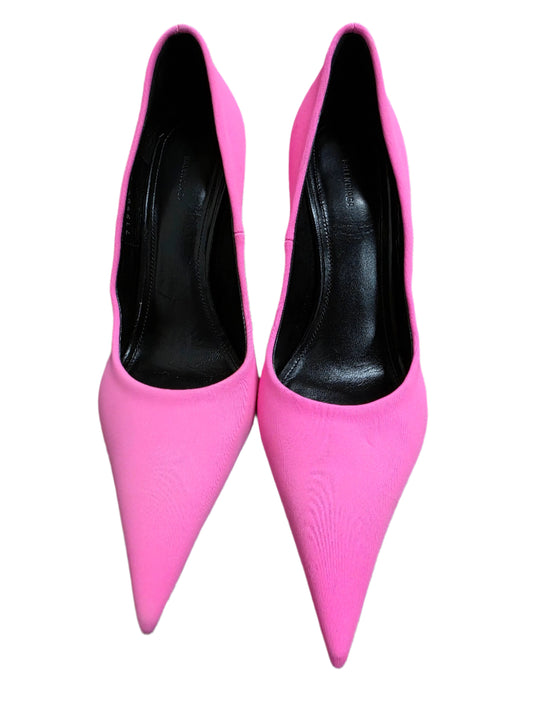 Balenciaga Knife Point Toe Pumps Pink