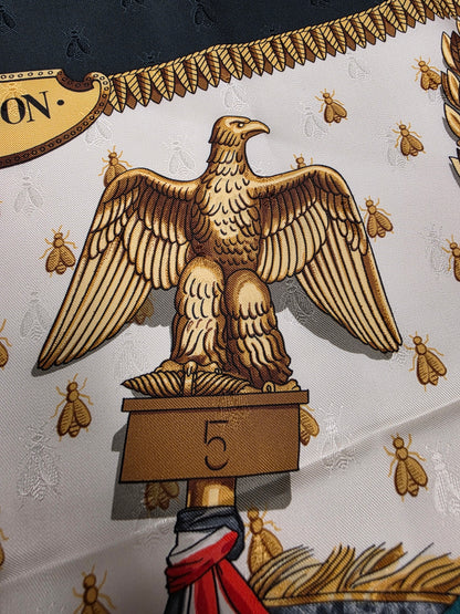 Hermes Napoleon Jacquard By Philippe Ledoux Silk Scarf