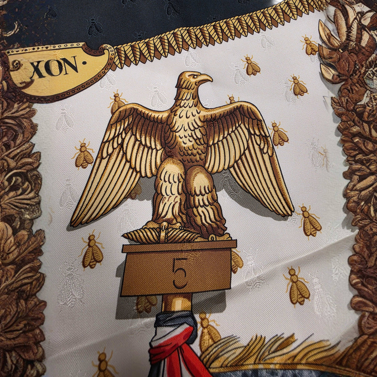 Hermes Napoleon Jacquard By Philippe Ledoux Silk Scarf