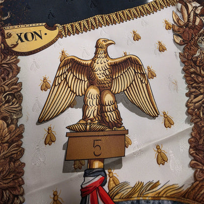 Hermes Napoleon Jacquard By Philippe Ledoux Silk Scarf
