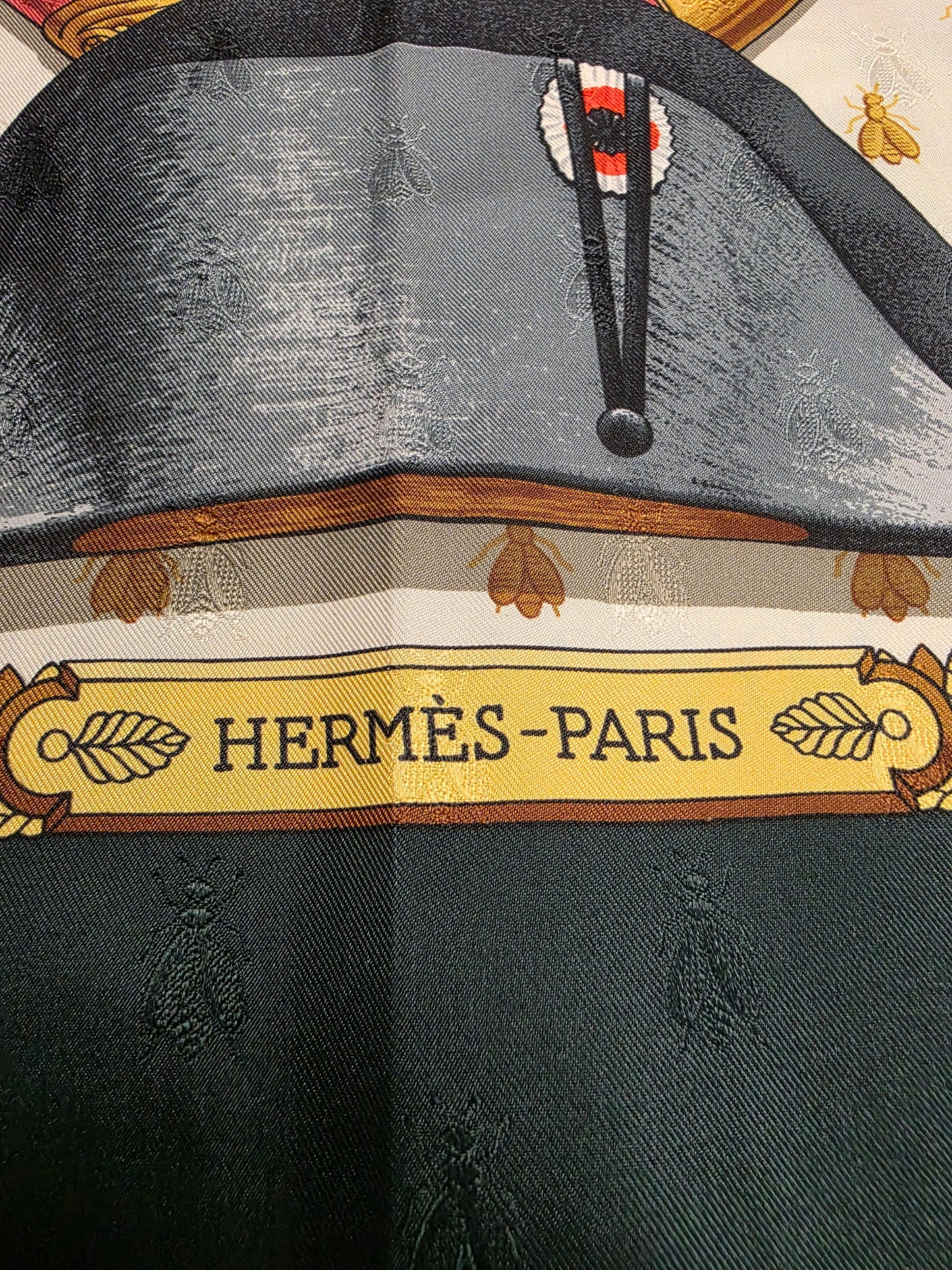 Hermes Napoleon Jacquard By Philippe Ledoux Silk Scarf