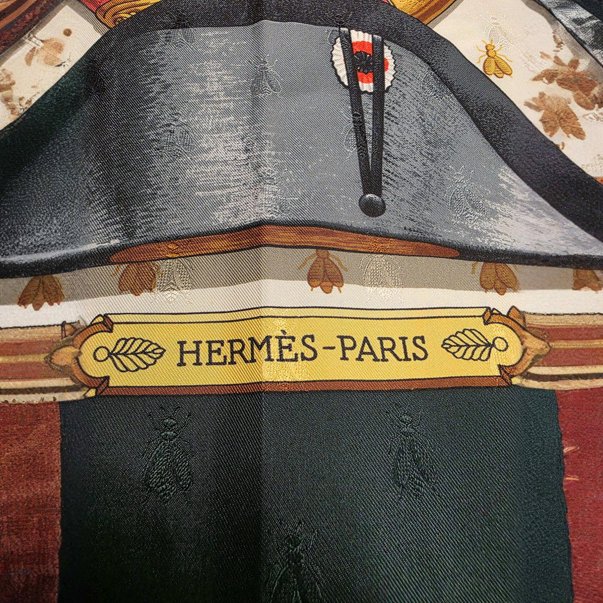 Hermes Napoleon Jacquard By Philippe Ledoux Silk Scarf