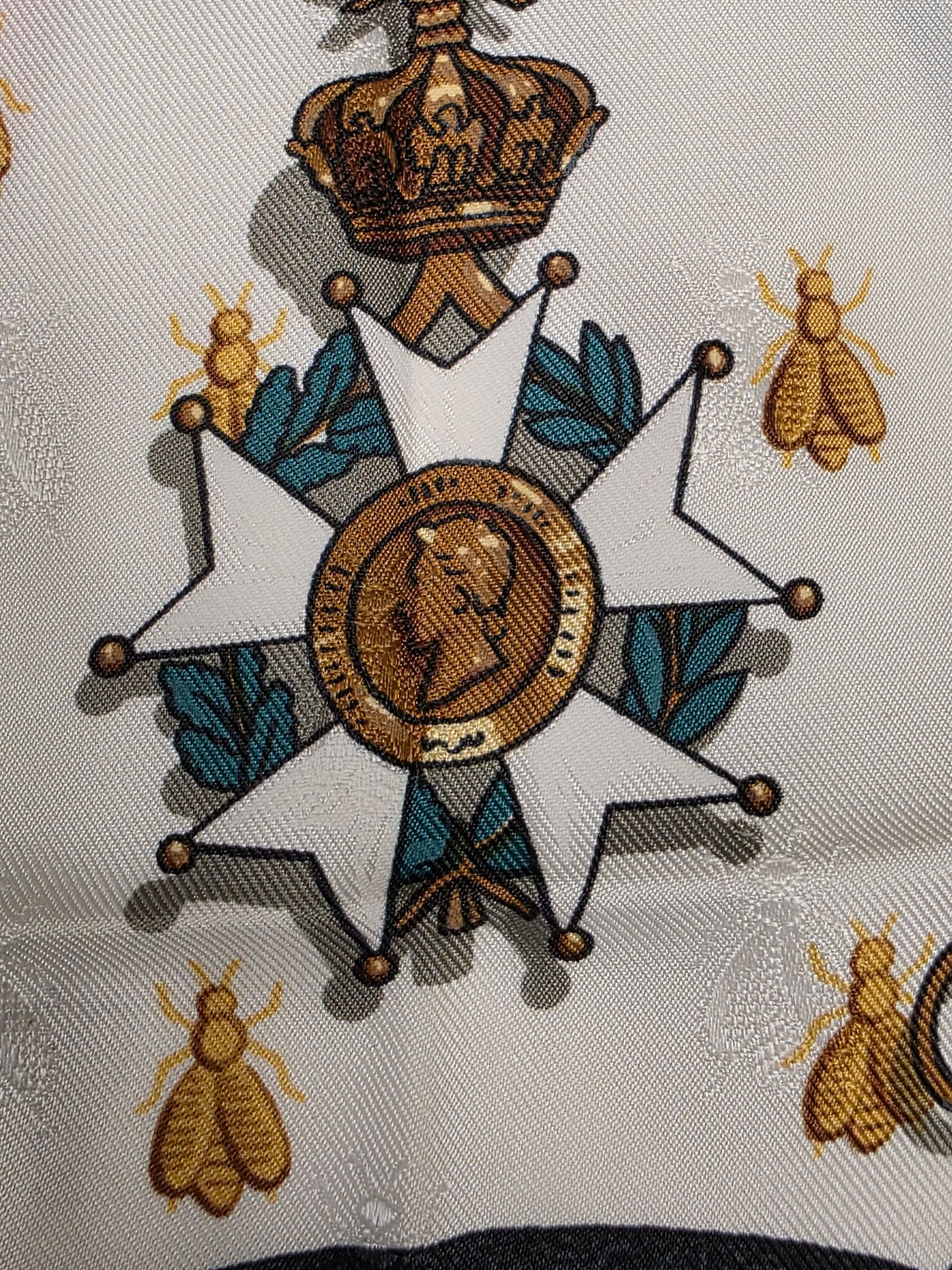 Hermes Napoleon Jacquard By Philippe Ledoux Silk Scarf
