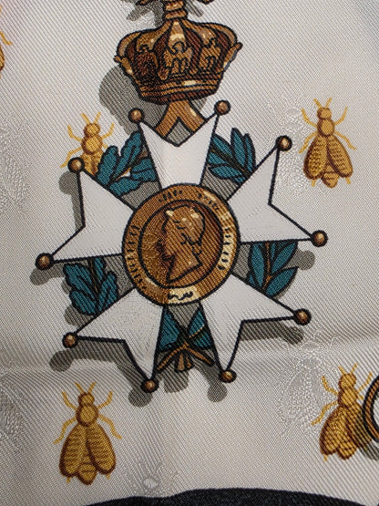 Hermes Napoleon Jacquard By Philippe Ledoux Silk Scarf