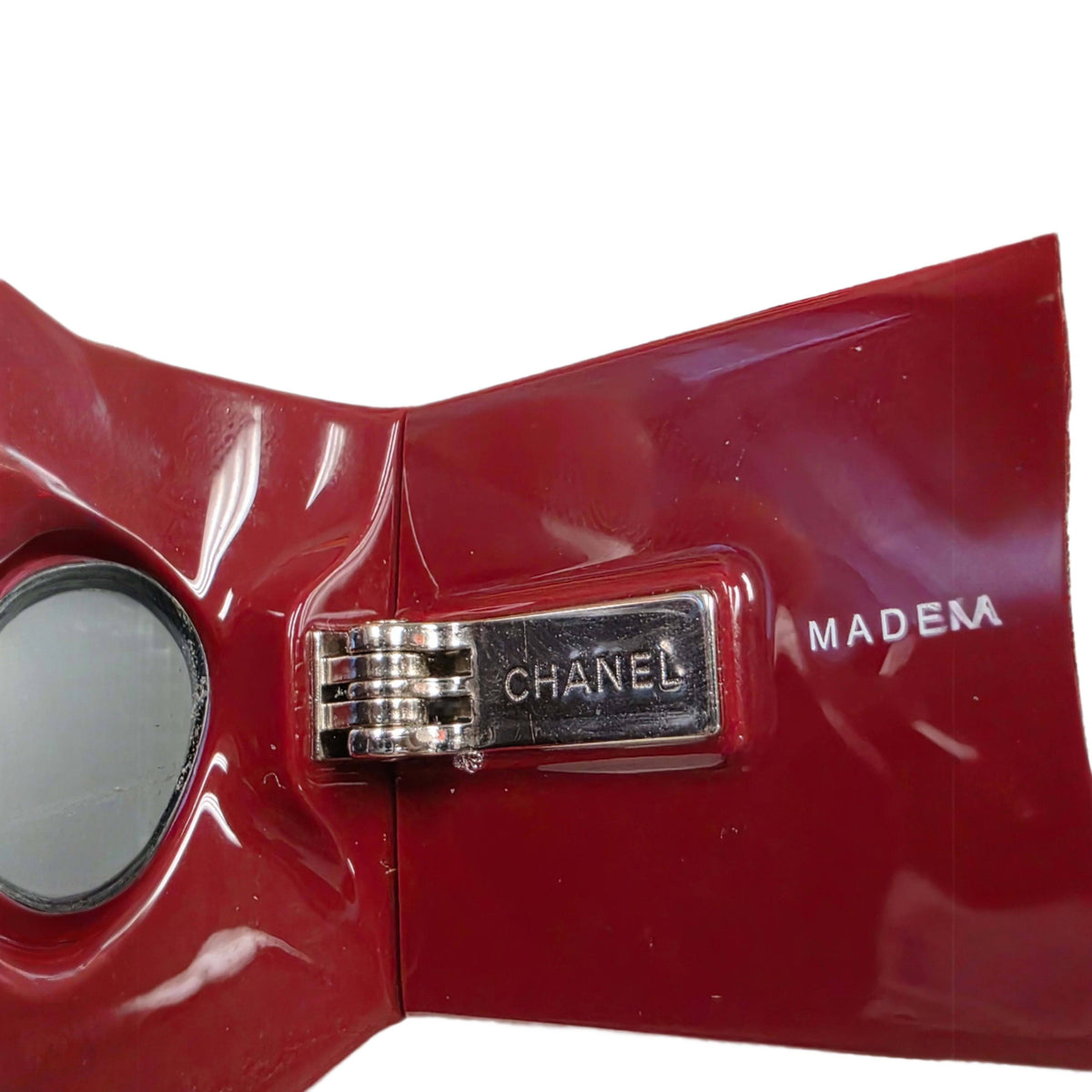 Chanel Cat Eye Sunglasses Blue/Burgundy
