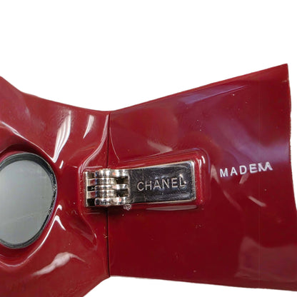 Chanel Cat Eye Sunglasses Blue/Burgundy