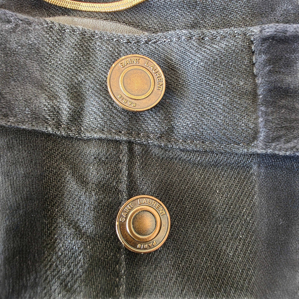 Saint Laurent Black Denim Jeans