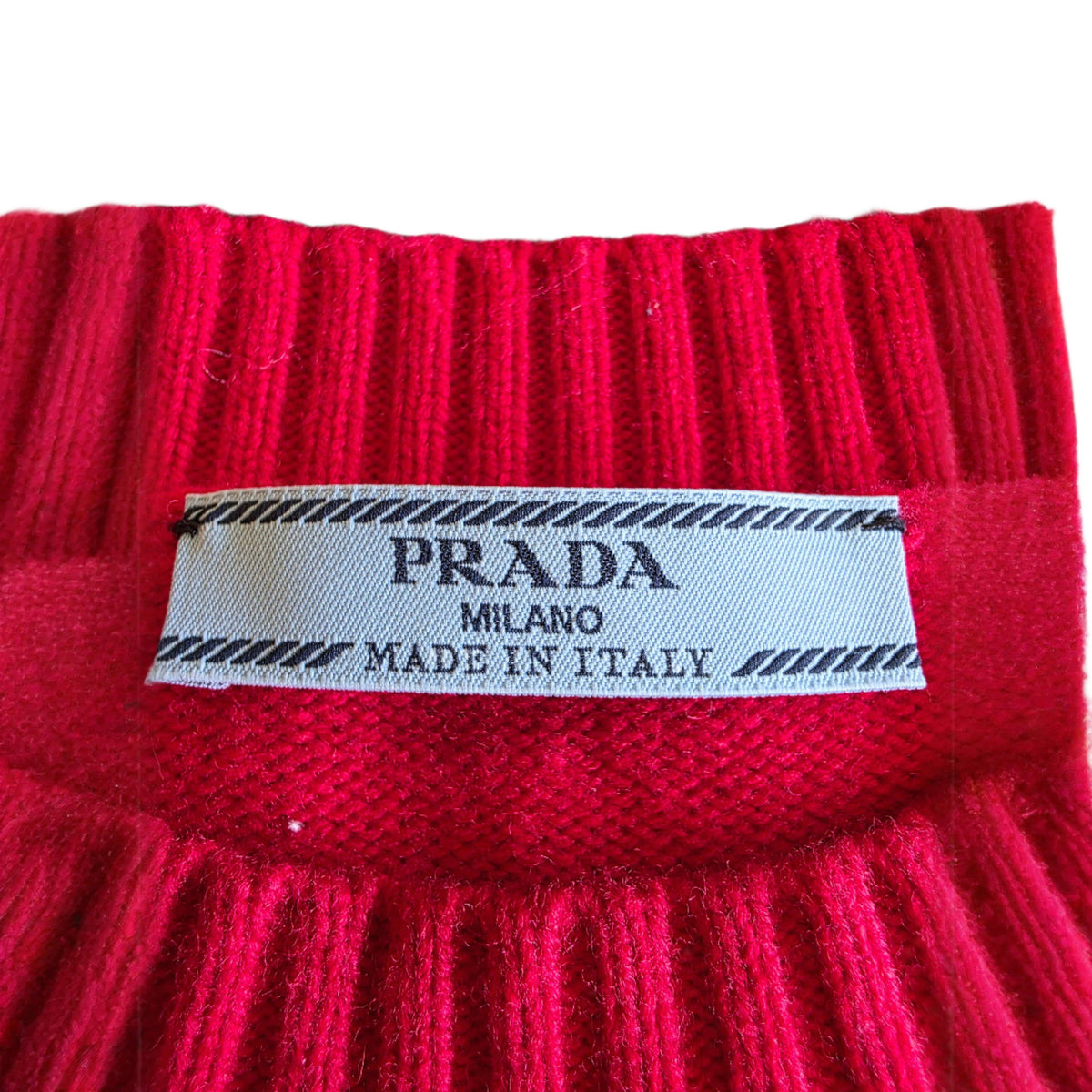 Prada Wool and Cashmere Crew-neck Sweater