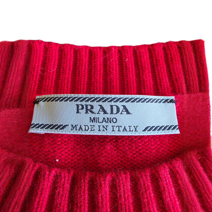 Prada Wool and Cashmere Crew-neck Sweater