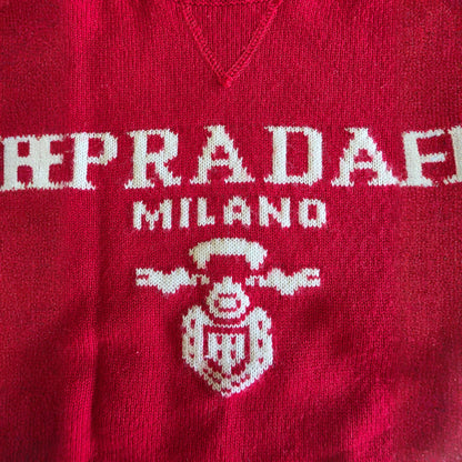 Prada Wool and Cashmere Crew-neck Sweater